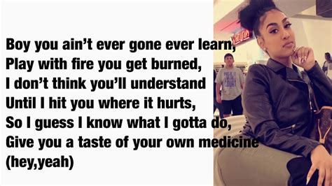 medicine lyrics queen naija.